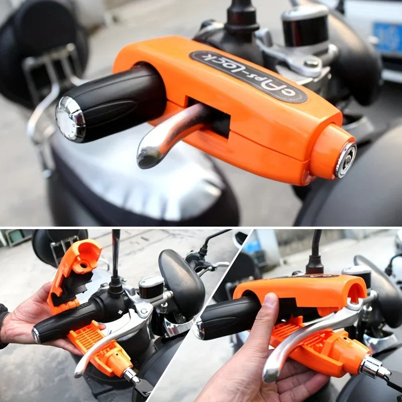 バイク用 ブレーキレバーロック｜挟むだけの簡単盗難対策